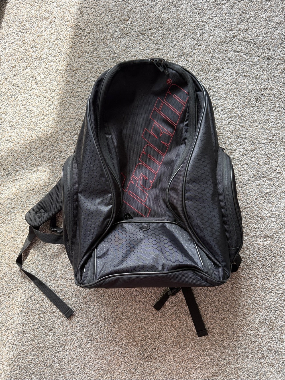 Black Men's Pickleball Backpack